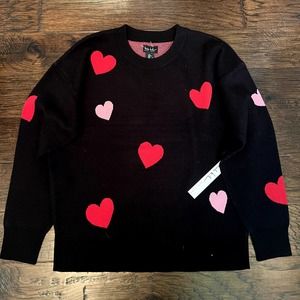 NICOLE MILLER HEART SWEATER NWT SIZE LARGE